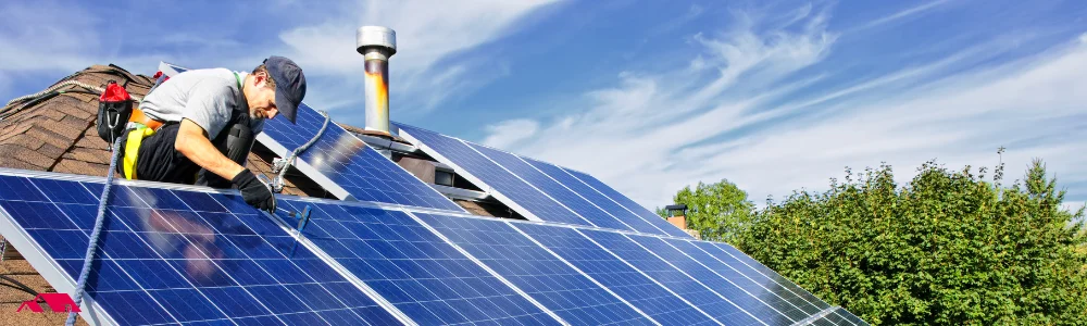 Installation von Solarpanels in Zürich